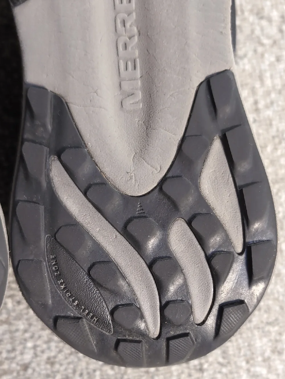 Merrell Morphlite Trail Running Shoes Size 8.0 in Black/Smoke Gray